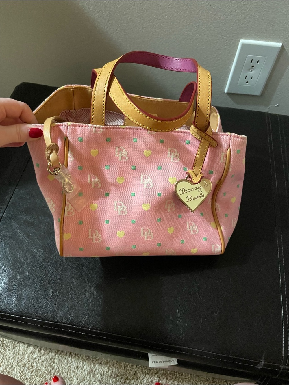 Dooney & Bourke Pink Baby Satchel - Picture 6 of 9